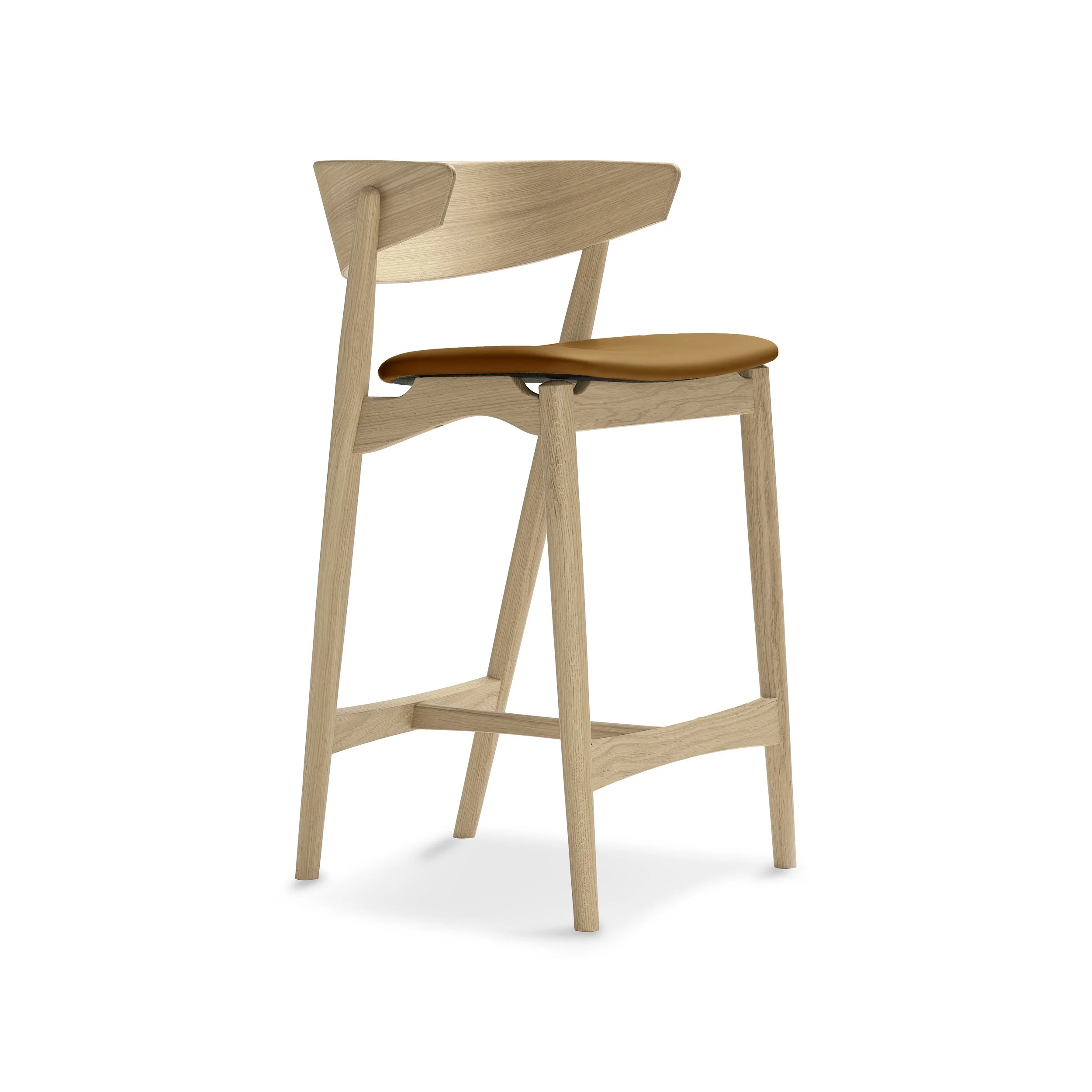 Sibast No 7 Bar Chair | Danish Modern Bar Stool by Helge Sibast